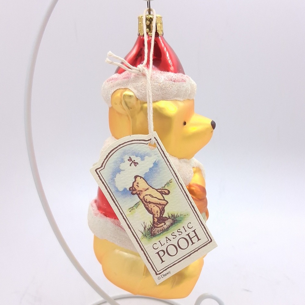 Disney Classic Winnie the Pooh 1997 Glass Christmas Ornament Germany - Picture 2 of 16
